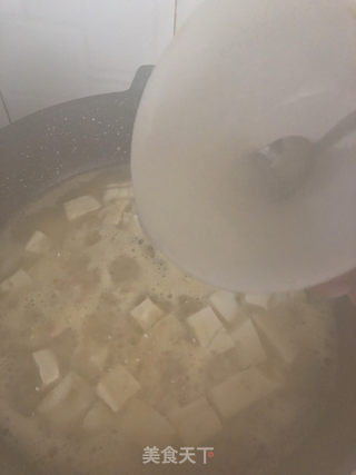 虾仁豆腐羹的做法步骤:6