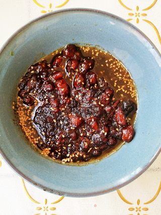 肉丁炸酱面的做法步骤:7