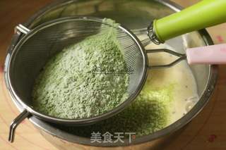 Kitty抹茶千层蛋糕的做法步骤:4