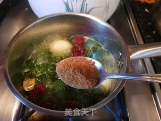 益母草鸡蛋黑糖水的做法步骤:6
