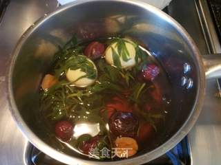 益母草鸡蛋黑糖水的做法步骤:7