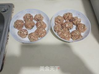 菠菜丸子汤的做法步骤:9