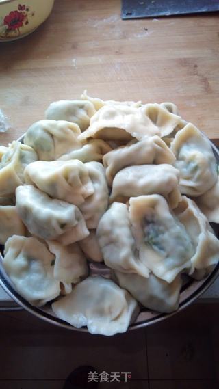 韭菜鸡蛋水煮饺子的做法步骤:13