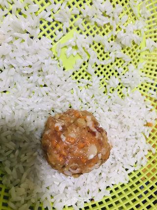 糯米肉丸子的做法步骤:6