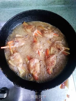 酿鸡翅的做法步骤:12