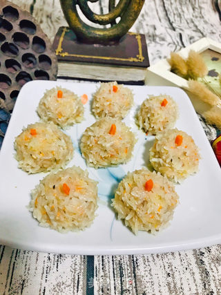 糯米肉丸子的做法步骤:9
