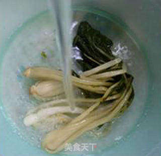 白菜咸齑带鱼的做法步骤:5