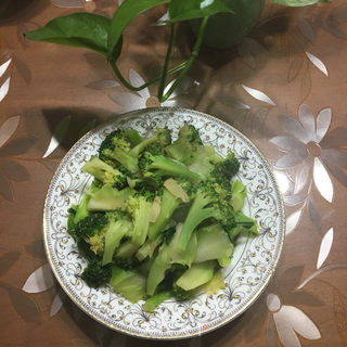 蒜香西兰花的做法步骤:7