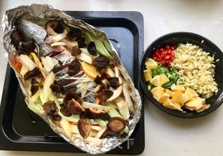 泰式锡纸烤黑鱼的做法步骤:2