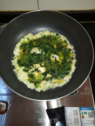 菠菜炒鸡蛋的做法步骤：6