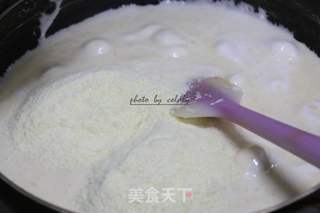 草莓雪花酥的做法步骤:3