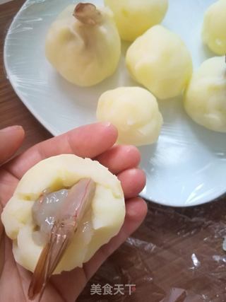 黄金虾球的做法步骤:6