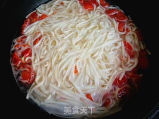面条菜丸子酸汤面的做法步骤:6