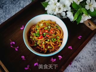 葱油拌面的做法步骤:14