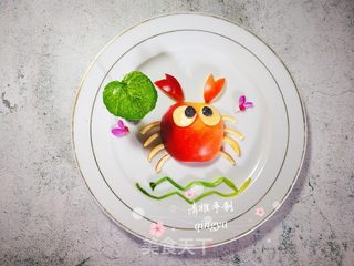 苹果螃蟹的做法步骤:6