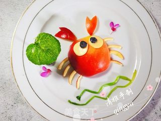苹果螃蟹的做法步骤:7