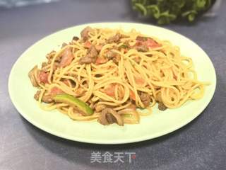 牛肉意大利面的做法步骤：9