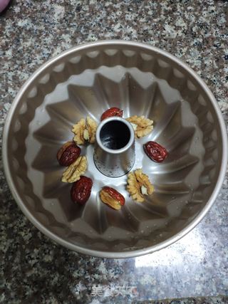 红枣核桃南瓜发糕的做法步骤:6