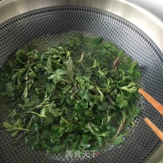 菊花芽蛋汤的做法步骤:8