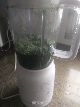 艾草豆沙包的做法步骤:3