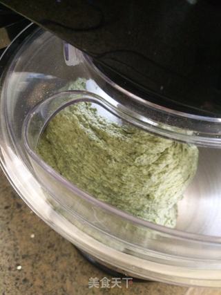 艾草豆沙包的做法步骤:5
