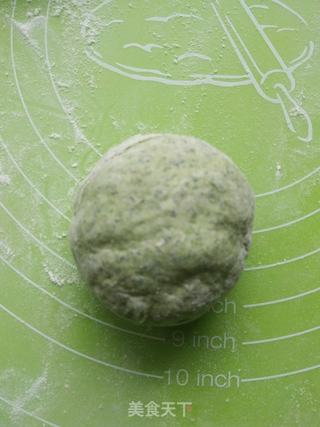 艾草豆沙包的做法步骤:10