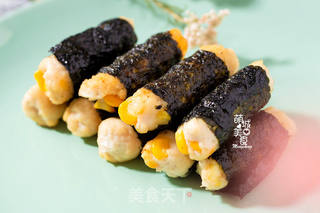 海苔鸡肉卷的做法步骤:7