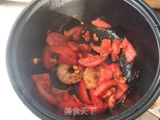 番茄浓汤面的做法步骤：4