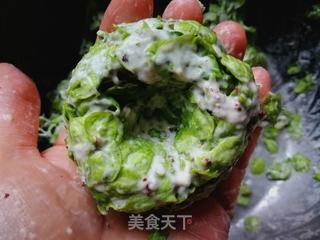 葱油榆钱窝窝的做法步骤:5