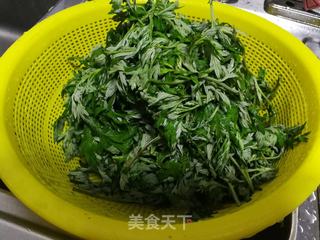 艾草青团的做法步骤:2