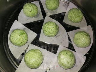 艾草青团的做法步骤:12