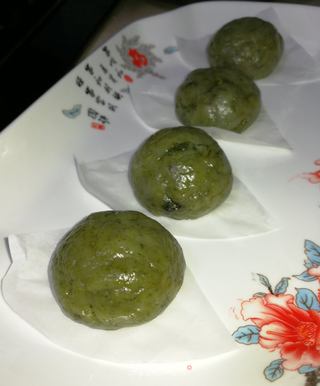 艾草青团的做法步骤：15