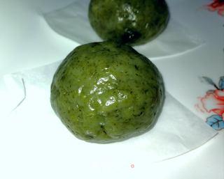 艾草青团的做法步骤：16