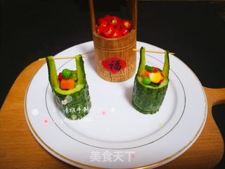 五彩蔬菜粒的做法步骤:5