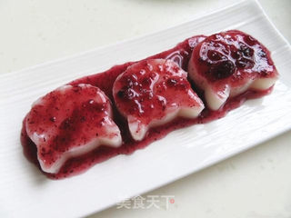 蓝莓山药的做法步骤:7
