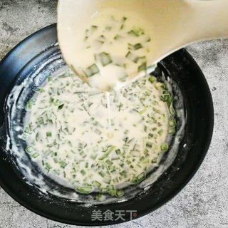 苦荞韭菜饼，与青团不同的美味的做法步骤：5