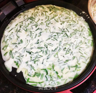 苦荞韭菜饼,与青团不同的美味的做法步骤:6