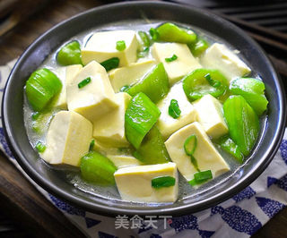 丝瓜炖豆腐的做法步骤:9