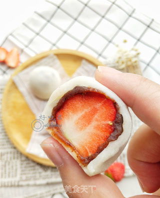 草莓大福的做法步骤:19