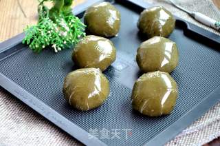 马兰头青团的做法步骤:12