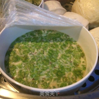 榆钱蒸蛋的做法步骤:6