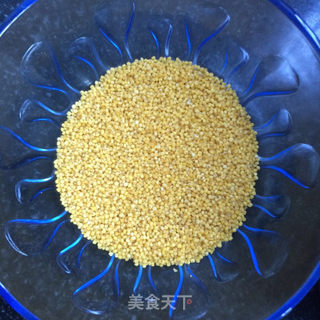 红豆小米糊的做法步骤:2