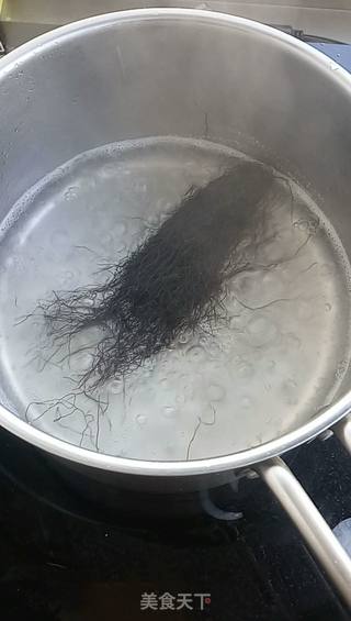 野菜香,发菜豆腐羹的做法步骤:3