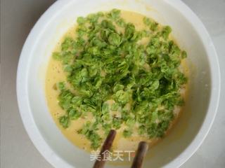 榆钱鸡蛋饼的做法步骤：5