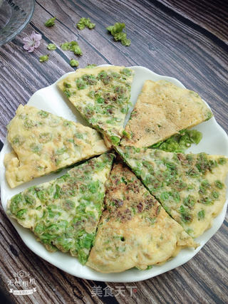 榆钱鸡蛋饼的做法步骤：10