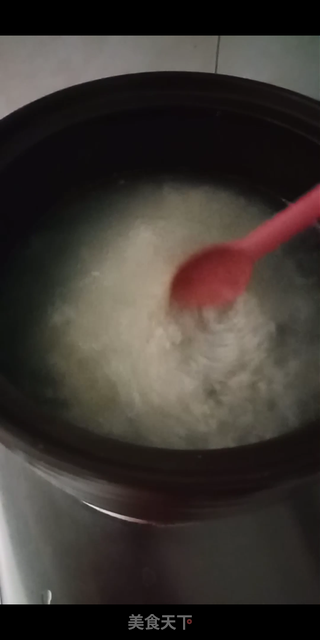 桃花粥的做法步骤:5