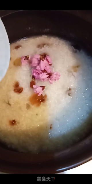 桃花粥的做法步骤：6