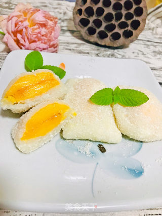 芒果糯米糍的做法步骤:9