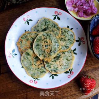 香椿芽鸡蛋饼的做法步骤:10