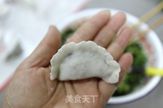 韭菜海米芋头饺子的做法步骤：10